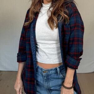 Vintage Pendleton Wool Plaid Shirt Jacket